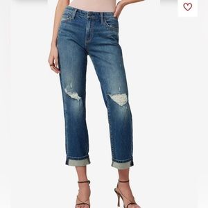 Joe’s Jeans The Niki Mid Rise Boyfriend Jeans In Burden Destruct Size 29NWT